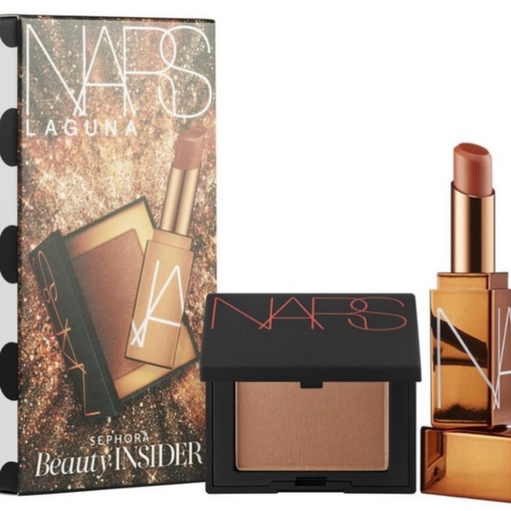 NARS‎ LAGUNA Mini Bronzer & Lip Balm Sephora Birthday Gift Set New In Box